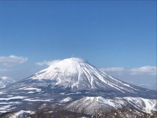 富士山！ではなく、羊蹄山でした。