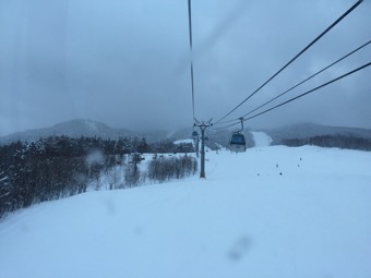 富良野スキー場、初滑り